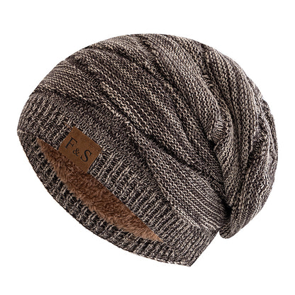 Warm Fleece Lined Beanie Cap New Unisex Slouchy Winter Hats Casual Men Women Knitted Hats 13