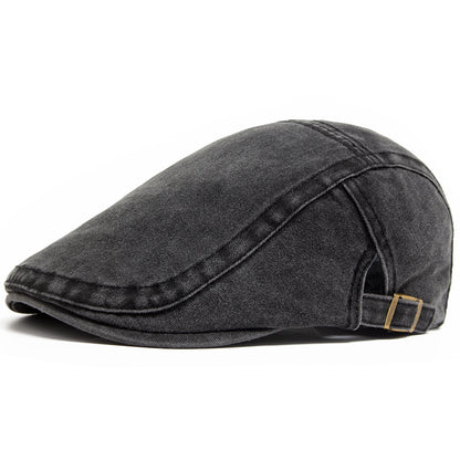 Unisex Vintage Cotton Beret Adjustable Fashion Hat Casual Retro Newsboy Summer Autumn Flat Visor 5