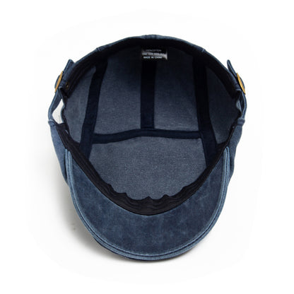 Unisex Vintage Cotton Beret Adjustable Fashion Hat Casual Retro Newsboy Summer Autumn Flat Visor 2