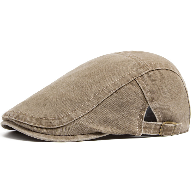 Unisex Vintage Cotton Beret Adjustable Fashion Hat Casual Retro Newsboy Summer Autumn Flat Visor 7