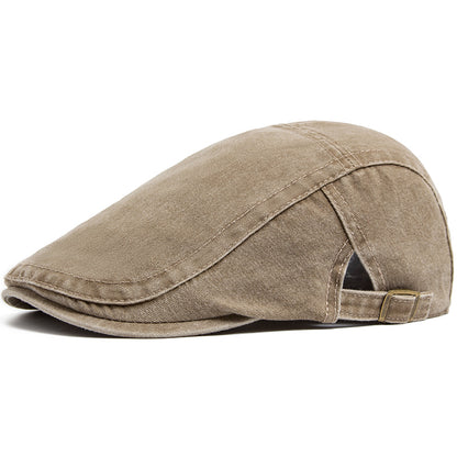 Unisex Vintage Cotton Beret Adjustable Fashion Hat Casual Retro Newsboy Summer Autumn Flat Visor 7