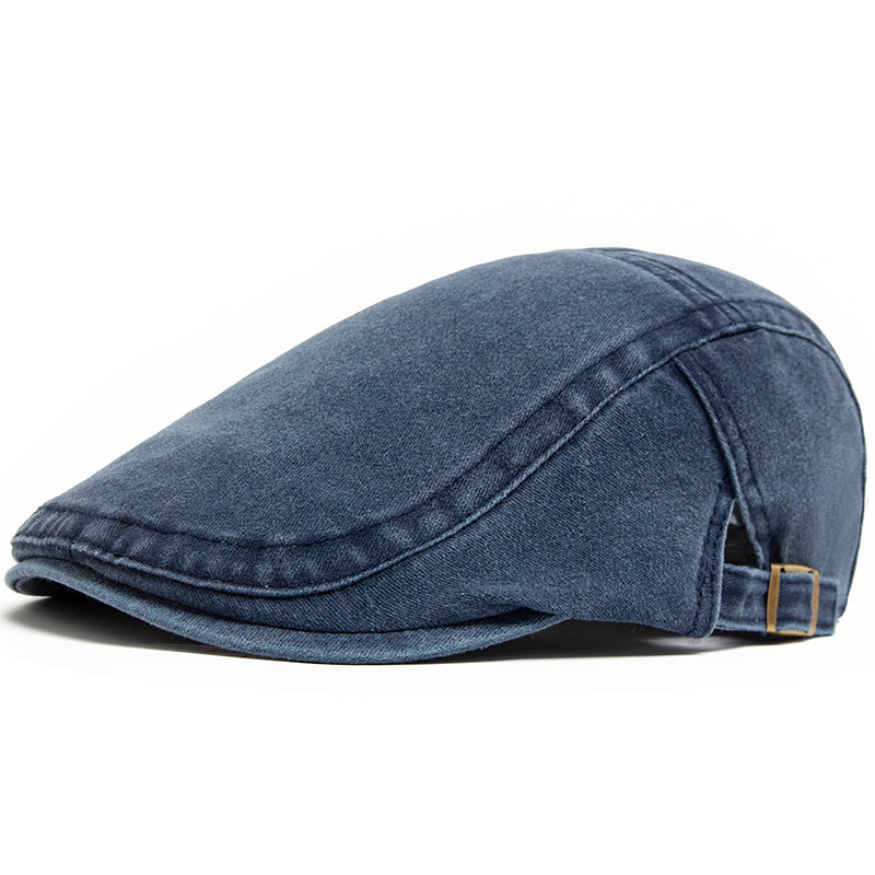 Unisex Vintage Cotton Beret Adjustable Fashion Hat Casual Retro Newsboy Summer Autumn Flat Visor 4