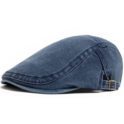 Unisex Vintage Cotton Beret Adjustable Fashion Hat Casual Retro Newsboy Summer Autumn Flat Visor 4