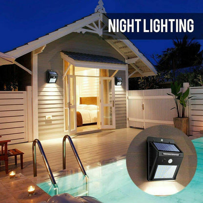 Wireless LED Solar Motion Sensor Light Waterproof Outdoor Security Lighting For Garden Pathway Cour 4