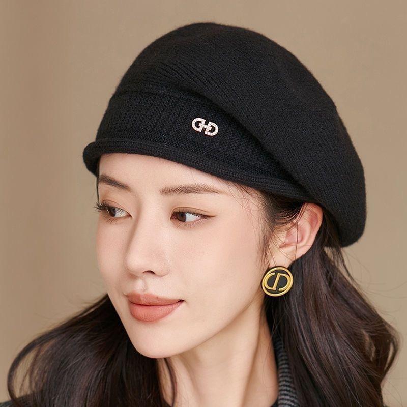 Soft Warm Womens Winter Knit Beret Comfortable Stretchy Fashion Hat For Cold Weather 7