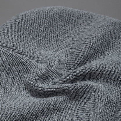 Fashionable Unisex Embroidered Knitted Hat with Letters NY Warm Woolen Winter Hat All-Matching Style