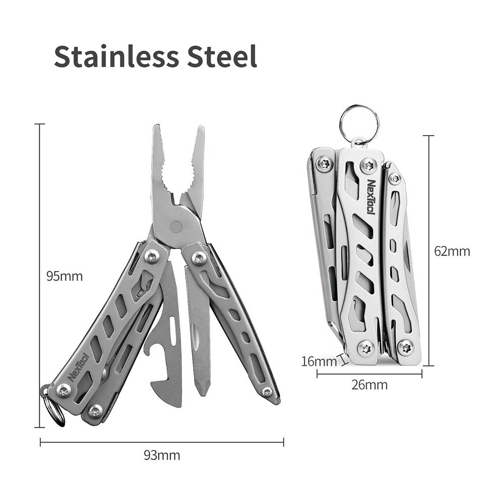 MultiFunctional Tool Folding EDC Hand Tool Pliers Screwdriver Bottle Opener 5