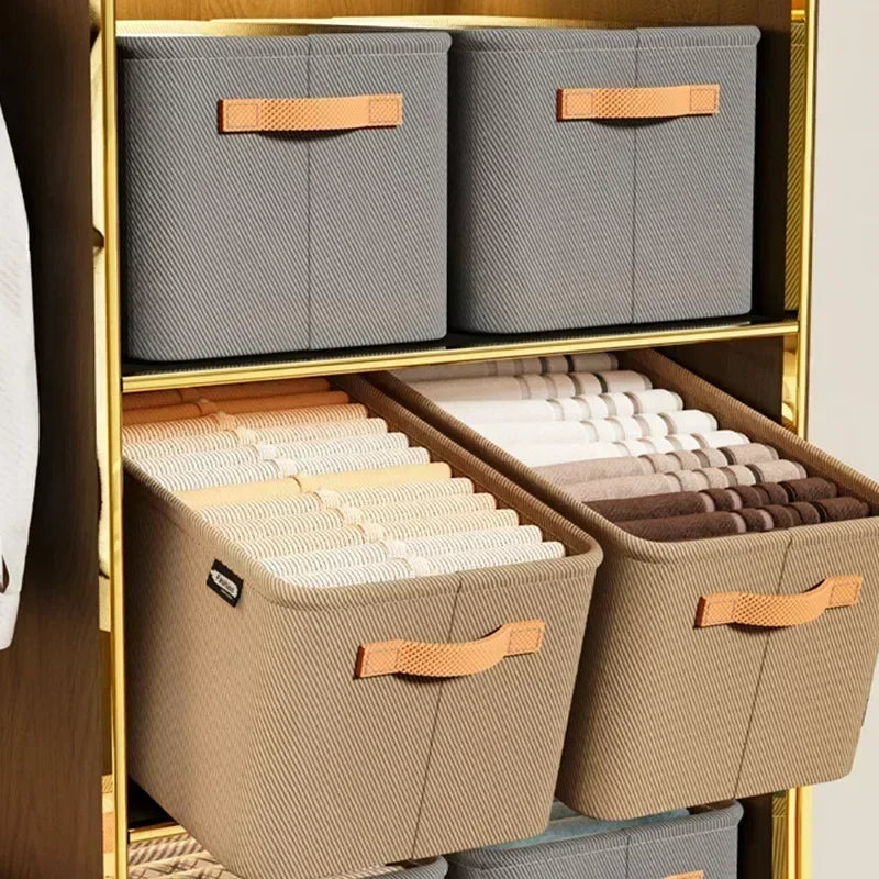 Thicken Clothes Organizer Storage Box For Pants Sweaters Jeans Wardrobe Drawers And Cabinets Space