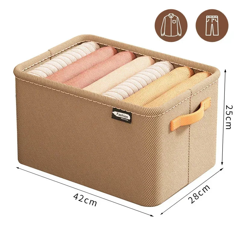 Thicken Clothes Organizer Storage Box For Pants Sweaters Jeans Wardrobe Drawers And Cabinets Space