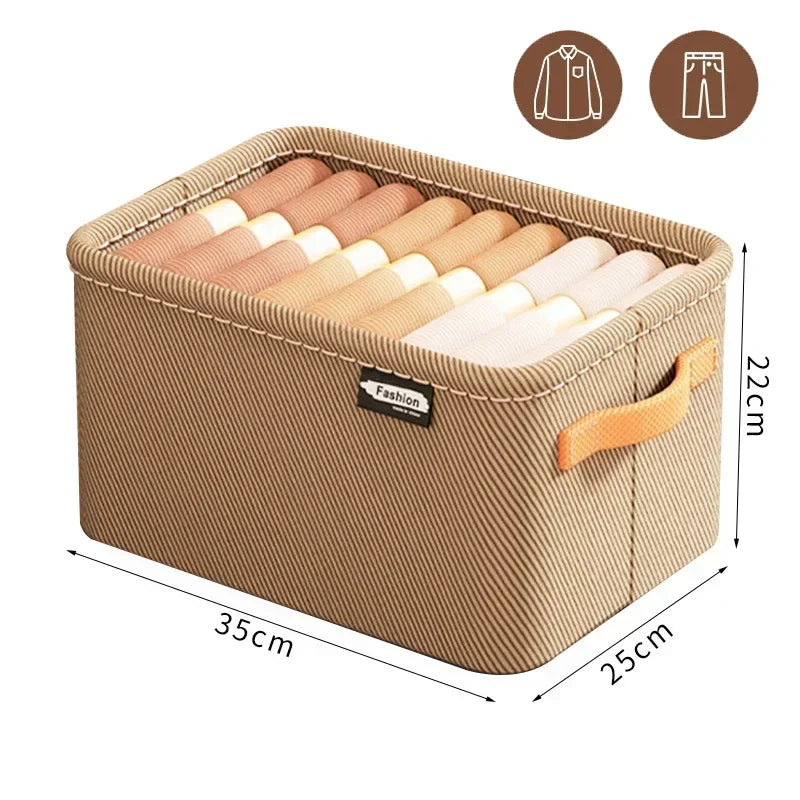 Thicken Clothes Organizer Storage Box For Pants Sweaters Jeans Wardrobe Drawers And Cabinets Space