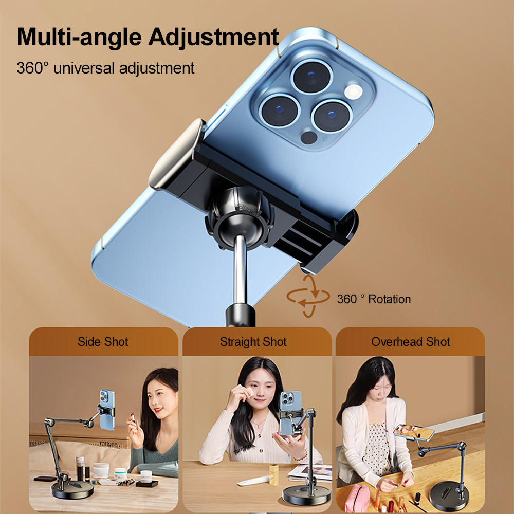 Portable Phone Holder Adjustable Folding Stand For Live Broadcast 1