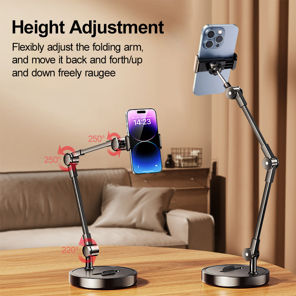 Portable Phone Holder Adjustable Folding Stand For Live Broadcast 2