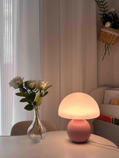 USB Socket Decorative Table Lamp Pink Orange Red Night Light For Room And Desk 1