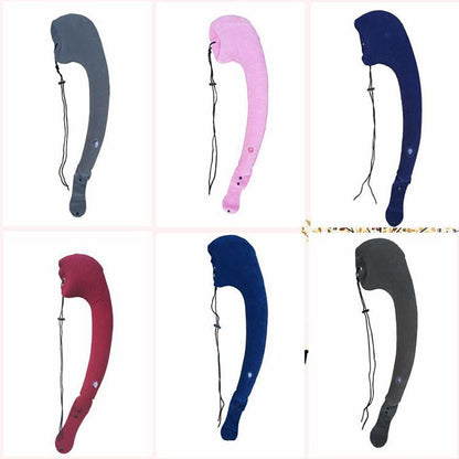 Inflatable Travel Pillow For Side Sleeping In Cars Planes Trains 1