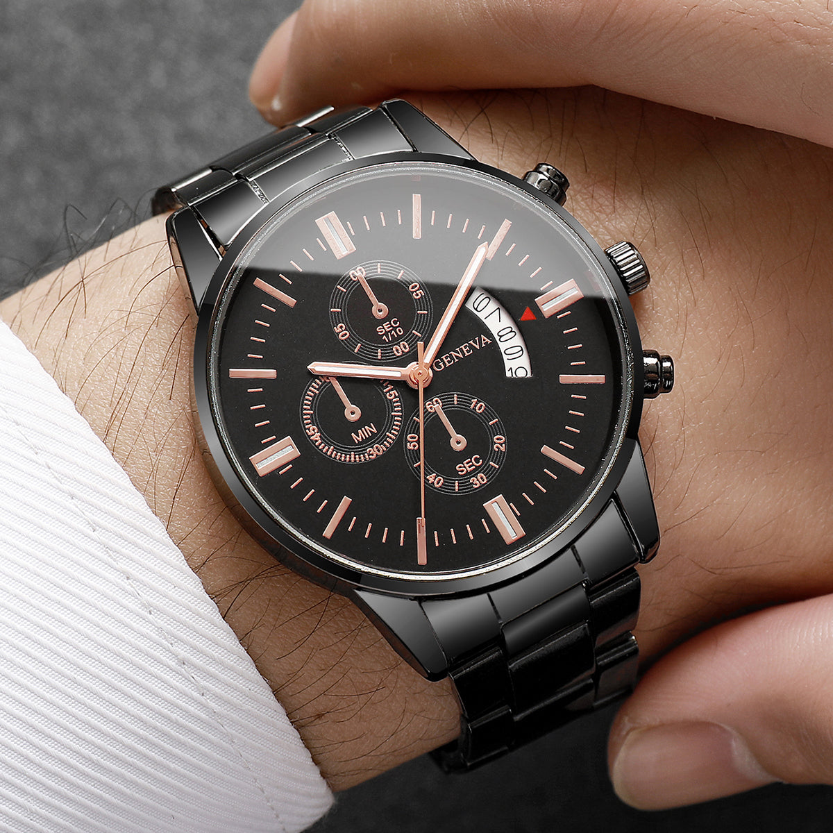 Luxury Calendar Quartz Watch for Man, Fashion Men Business Watches, Clock Relogio Masculino