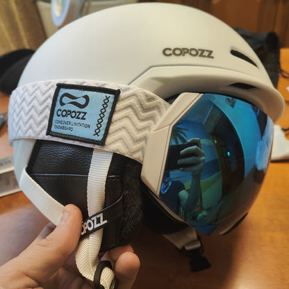 HalfCovered Ski Helmet For Adults Skiing Safety Helmet For Men Women Snowboard Skateboard Protectio