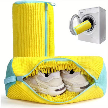 Laundry Bag Shoe Washing Bag, Padded Net Protector for Shoes, Machine Friendly Polyester Wash Bags, Drying Shoe Mesh Bag