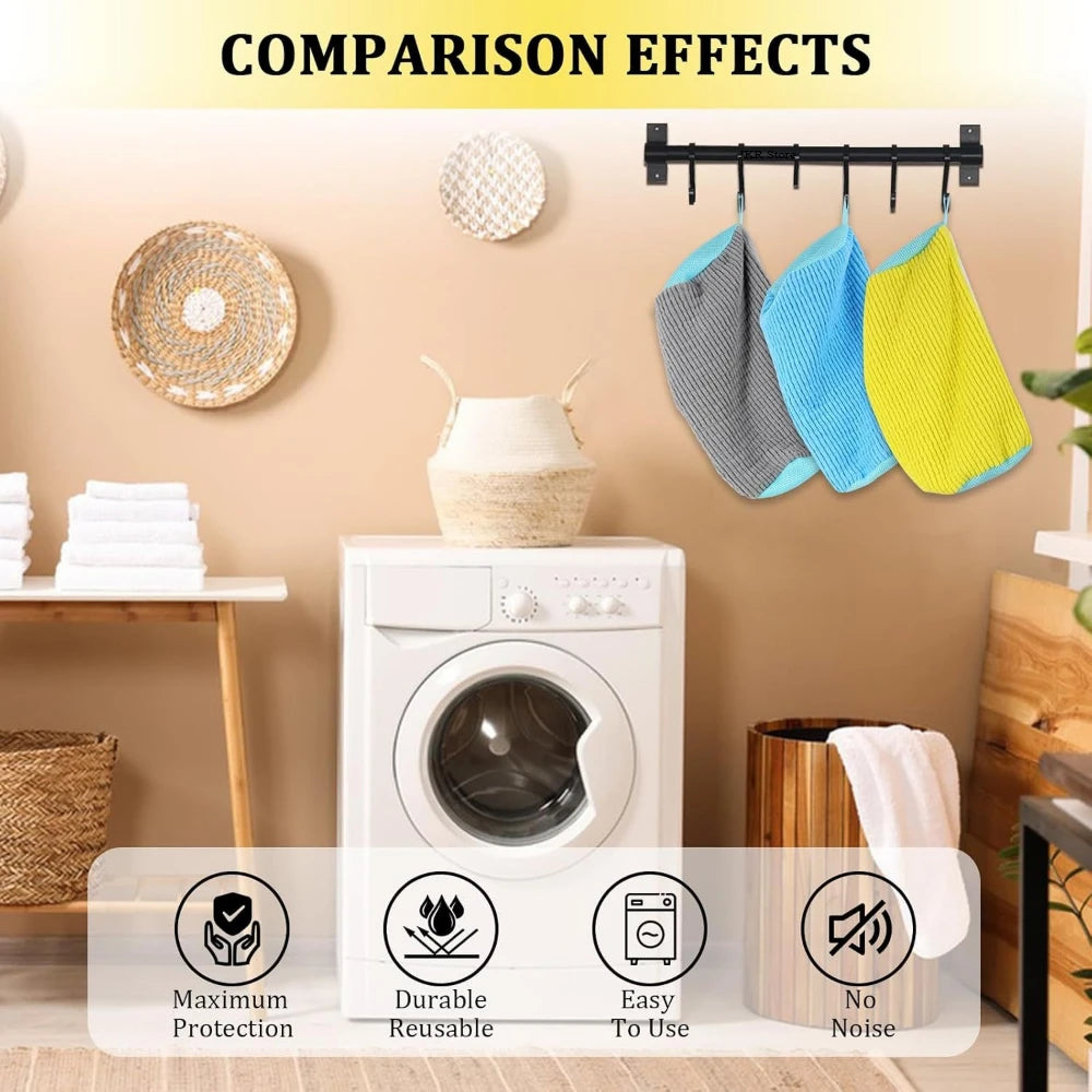 Laundry Bag Shoe Washing Bag, Padded Net Protector for Shoes, Machine Friendly Polyester Wash Bags, Drying Shoe Mesh Bag