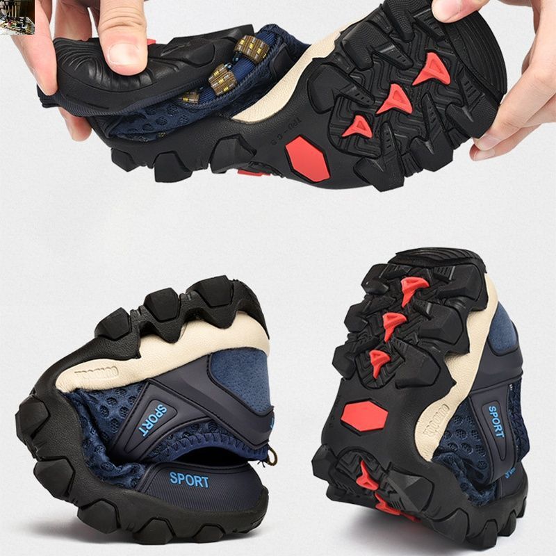 Fashion Mountaineering Shoes Summer Mesh Sports Shoes Anti Slip Outdoor Running Lightweight Casual  2
