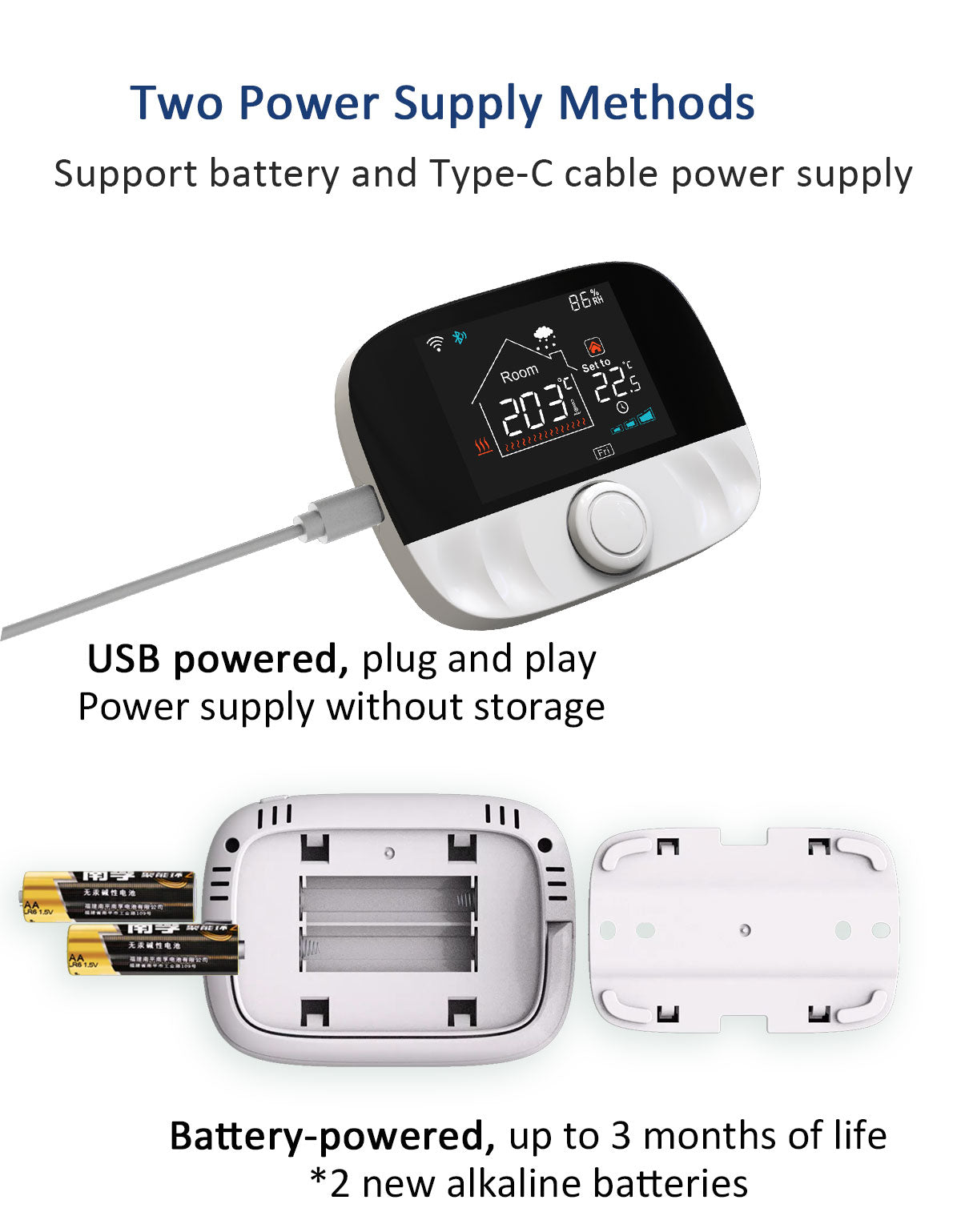 RF Wireless Thermostat Smart WiFi Floor Heating For Gas Boiler Tuya Temperature Controller Receiver 4