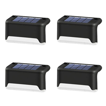 Super Bright LED Solar Step Lights Waterproof Outdoor Solar Lamps Warm White Solar Fence Wall Lamp  6