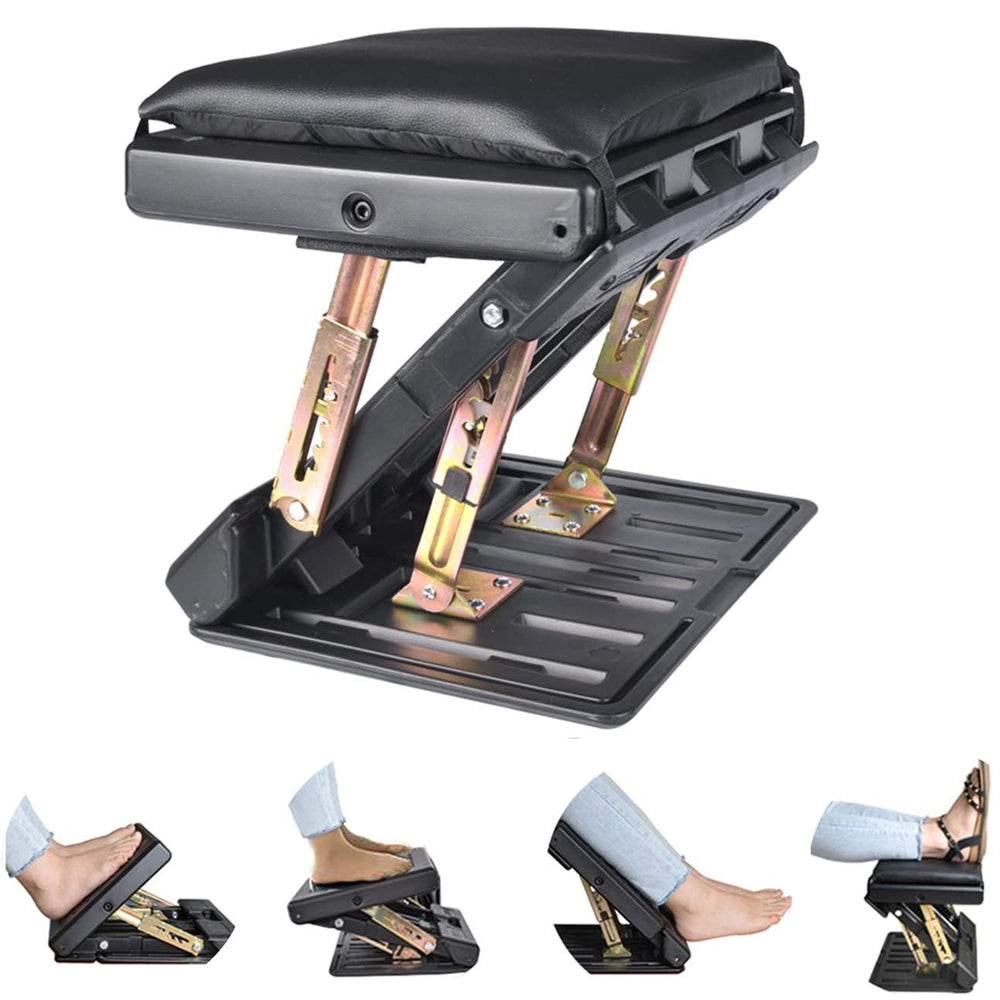 Adjustable Footrest with Removable Soft Pad, Load Massaging Beads, Home Use