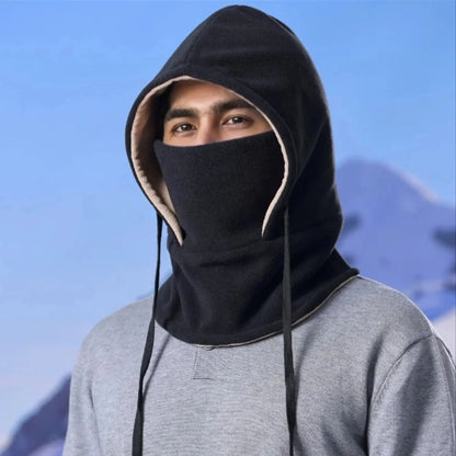 Unisex Winter Warm Balaclava Hat With Mask, Windproof Fur Cap for Men Women Winter Hat
