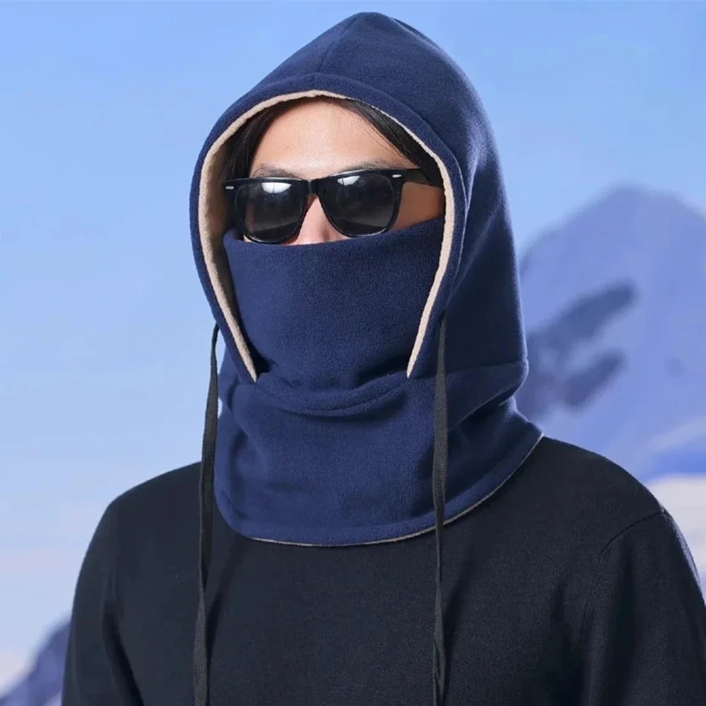 Unisex Winter Warm Balaclava Hat With Mask Windproof Fur Cap For Men Women Winter Hat 3