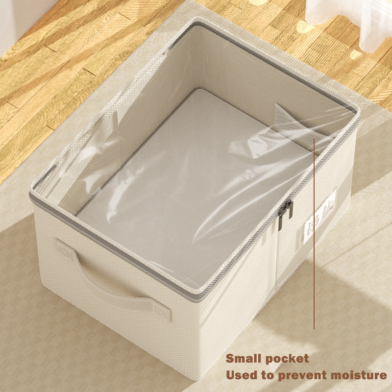 Large Capacity Clothing Storage Box Foldable Storage Bin For Down Jacket Quilt Organizer Box With L 2