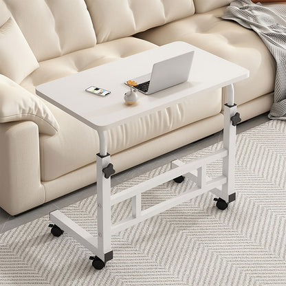 Adjustable Height Standing Desk Durable Computer Desk With Universal Wheels Sturdy And Spacious Mob 5