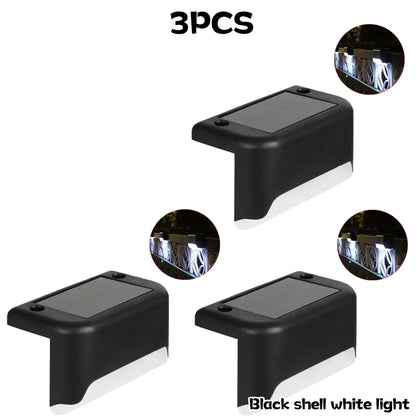 Outdoor Step Lights Solar LED Deck Lights For Stairs Fence Yard Pathway Waterproof 7