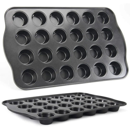 Premium Square Cupcake  Muffin Baking Pan  612Cup Carbon Steel Nonstick Baking Pan 2