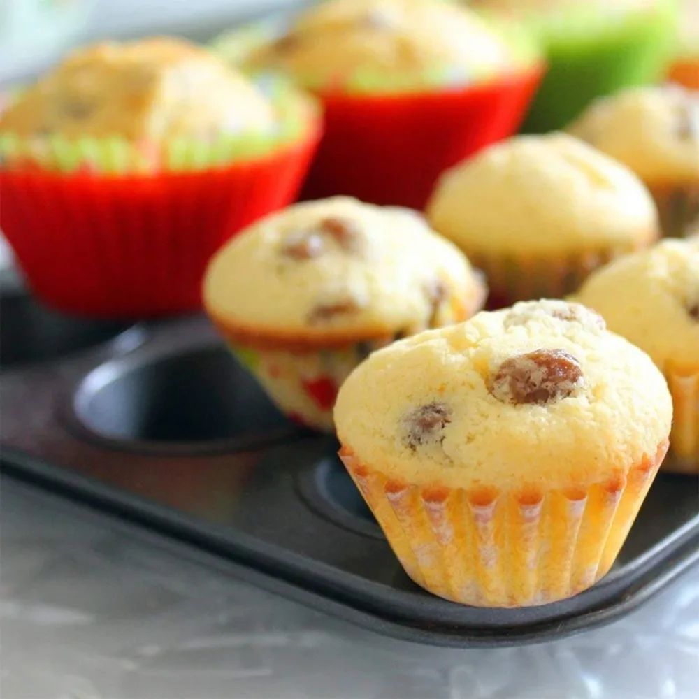 Premium Square Cupcake  Muffin Baking Pan  612Cup Carbon Steel Nonstick Baking Pan 5