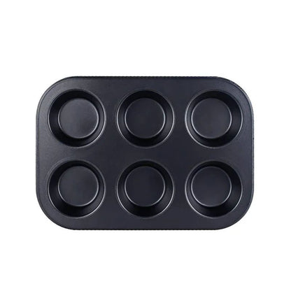 Premium Square Cupcake  Muffin Baking Pan  612Cup Carbon Steel Nonstick Baking Pan 6