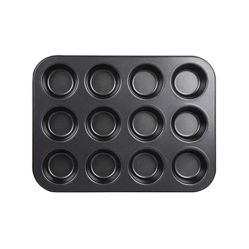 Premium Square Cupcake  Muffin Baking Pan  612Cup Carbon Steel Nonstick Baking Pan 7