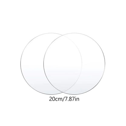 Premium Reusable Acrylic Cake Disc  Base Plate  Clear Round Cake Decorating Board 2Pack 9
