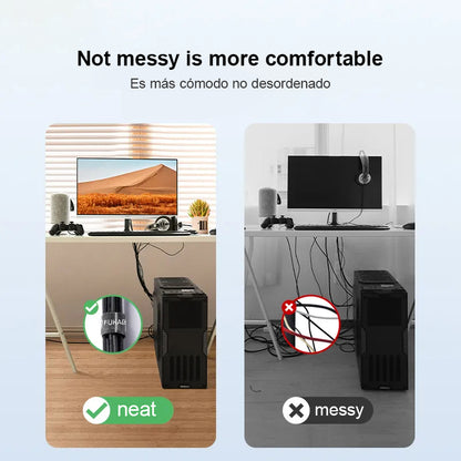 Cable Organizer, USB C Cable Management, Mouse Earphone Cord Holder