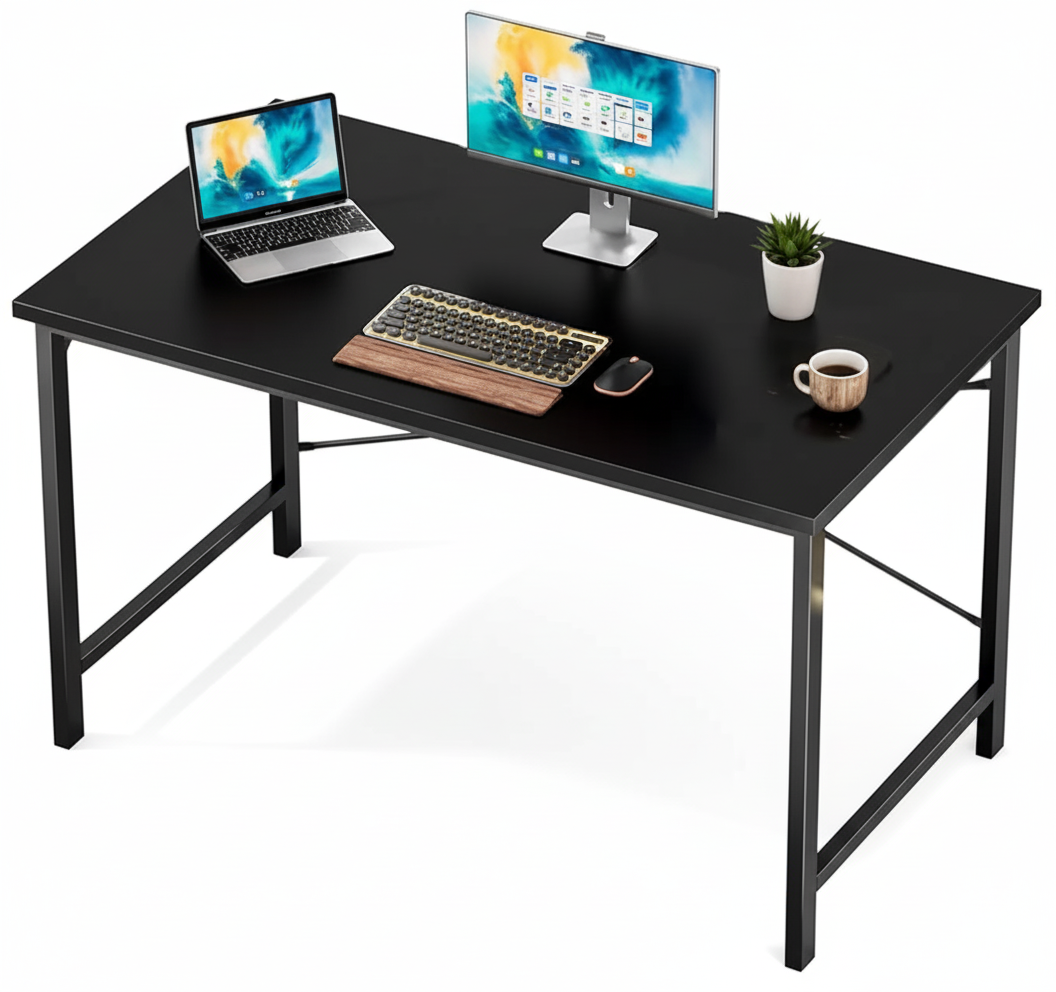 Sturdy Home Office Table For Dorms And Small Rooms Compact Computer Desk For Students 1