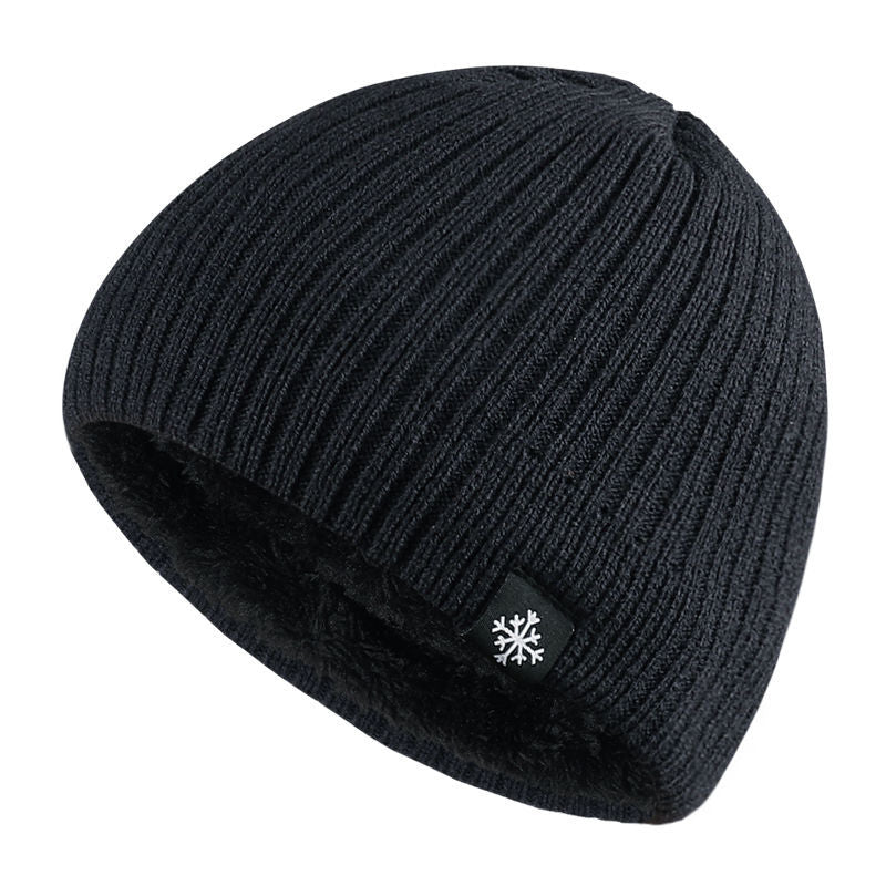 Windproof And Warm Autumn And Winter Thick Wool Blended Knitted Hats For Men And Women Outdoor Wear 8