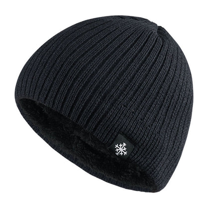 Windproof And Warm Autumn And Winter Thick Wool Blended Knitted Hats For Men And Women Outdoor Wear 8