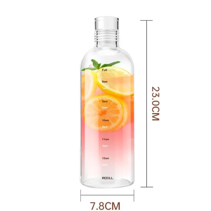 Premium Hydration Time Tracker Water Bottle  Leakproof Sports Bottle For Gym School Daily Use 7