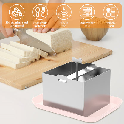 Homemade Tofu Mold Kit, Tofu Press Mould, Food Grade Stainless Steel Cheese Maker