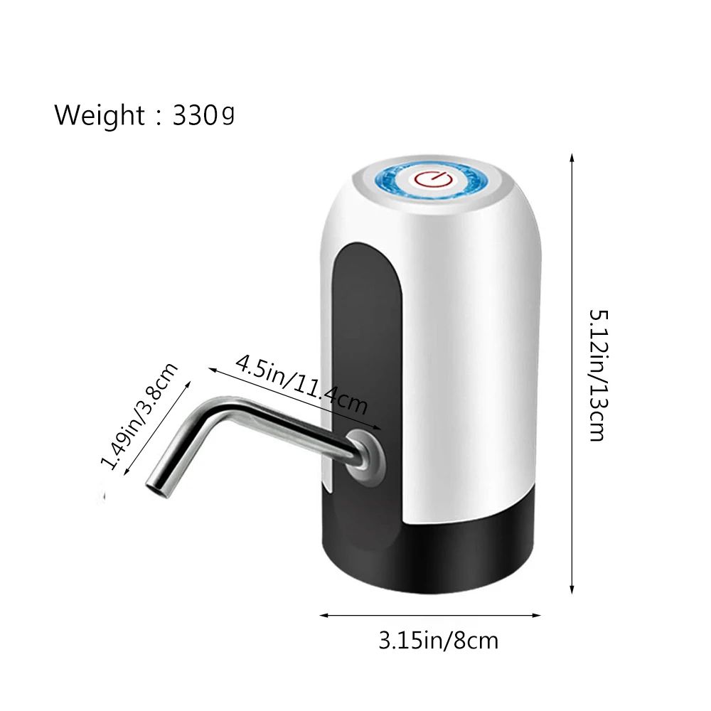 Premium USBRechargeable Portable Water Dispenser Pump For 5 Gallon Bottles  Quick  Easy Electric Wa 1