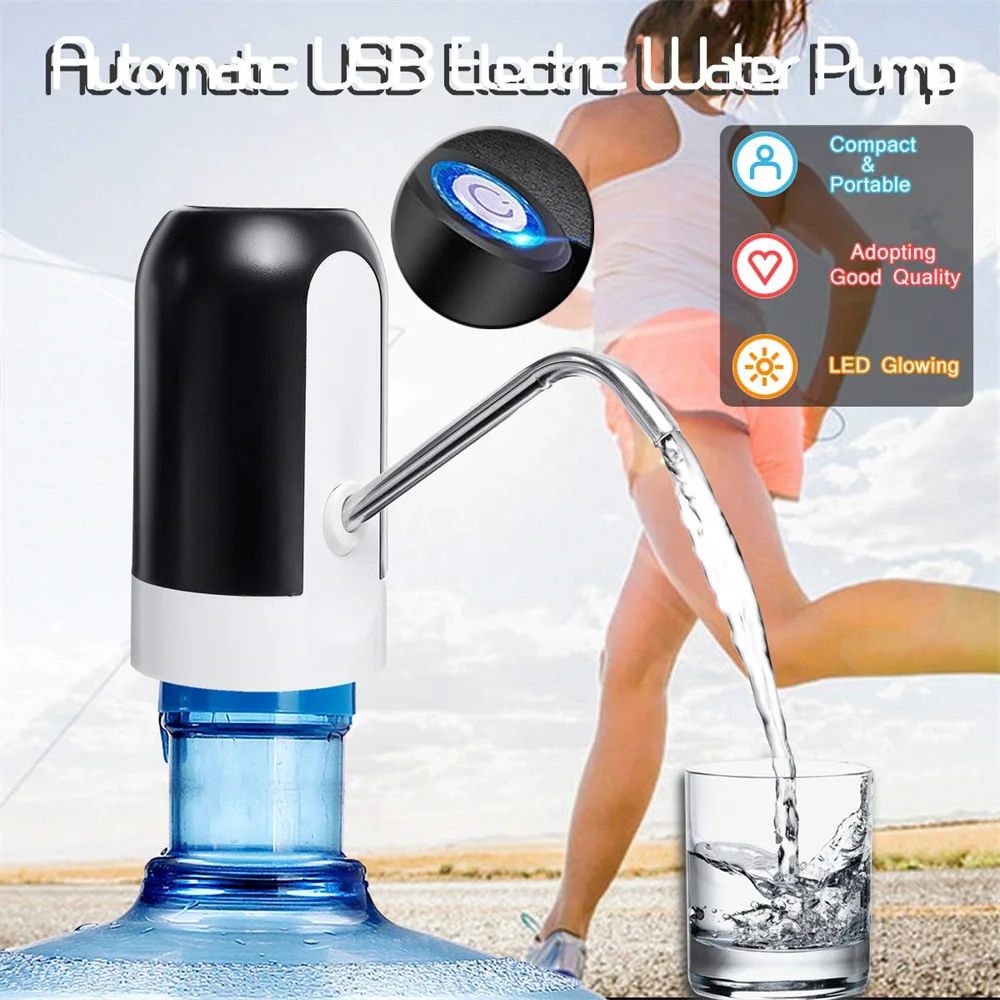 Premium USBRechargeable Portable Water Dispenser Pump For 5 Gallon Bottles  Quick  Easy Electric Wa 5