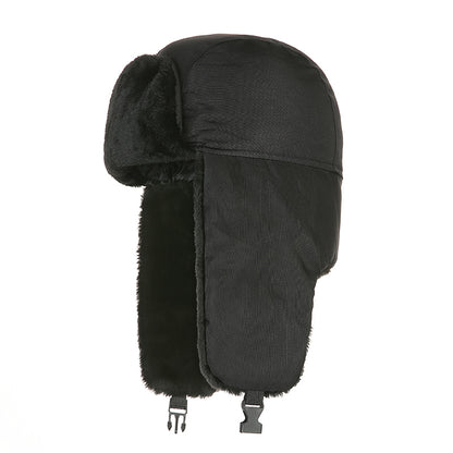 Mens Winter Trapper Aviator Trooper Earflap Warm Waterproof Ski Hat Bomber Cap Warm Ear Protectors  5