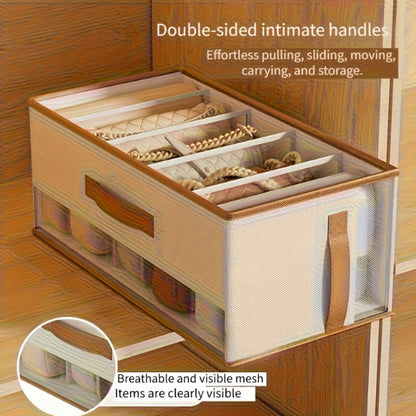 Large Capacity Handbag Organizer Box Multipurpose Open Top Storage Box For Wardrobe Clothes Pants S 2