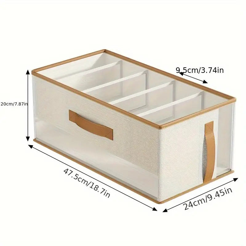 Large Capacity Handbag Organizer Box Multipurpose Open Top Storage Box For Wardrobe Clothes Pants S 5