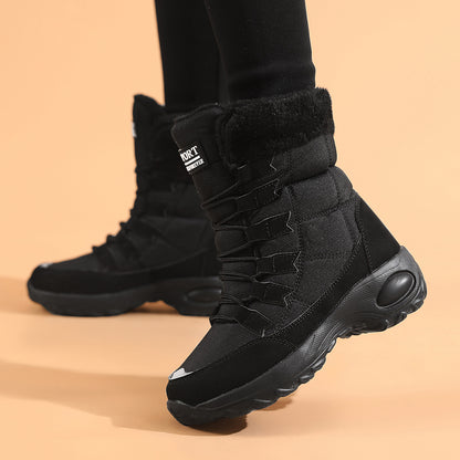 Winter Womens Boots High Quality Keep Warm MidCalf Waterproof Snow Boots Comfortable Ladies Thigh H 1