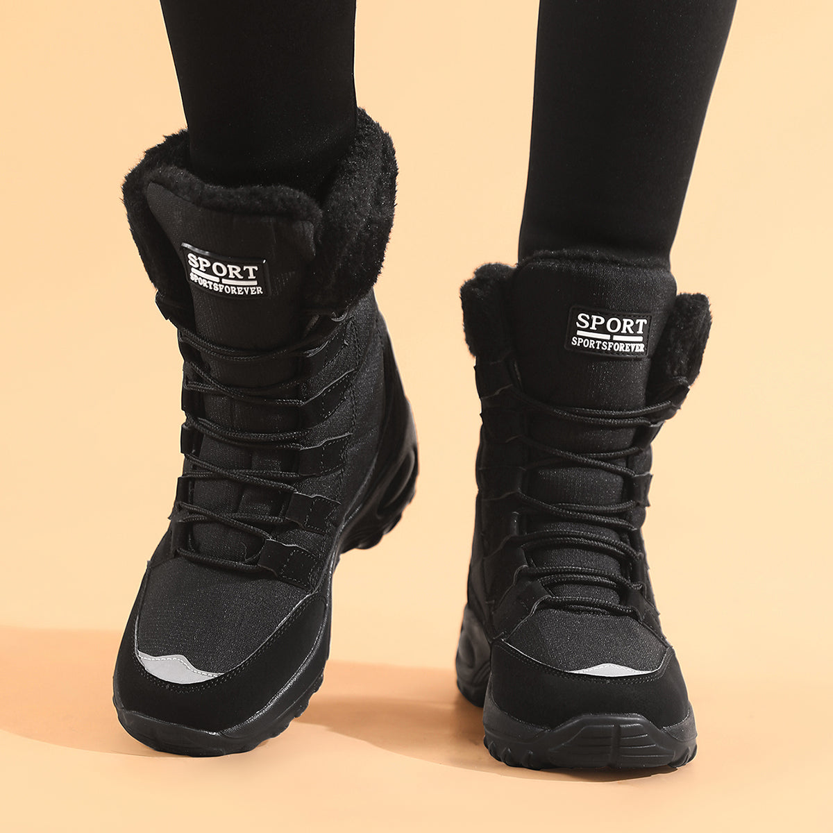 Winter Womens Boots High Quality Keep Warm MidCalf Waterproof Snow Boots Comfortable Ladies Thigh H 3