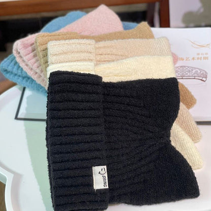 Versatile Pullover Knitted Hats Cute Cat Ears Beanies For Women Warm Ear Protection Sweet 6